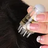 Butelki do przechowywania 6 ml aplikator skóry głowy grzebień płynny do włosów serums