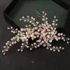 new Handmade Rhineste Crystal Headpiece Hair Vine Copper Wire Wedding Bridal Hair Accories Headbands L1sU#