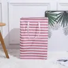 Sac à linge 75L Maison pour les jouets avec des poignées de grande capacité panier de chambre de rangement de chambre à coucher