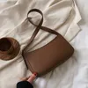 fi bolsa de ombro feminina portátil axilas diagal saco 2024 novo padrão couro do plutônio fosco simples feminino cor sólida bolsa c0bk #