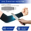 NEW 2024 1pcs Level 5 HPPE Outdoor Work Safety Arm Guard Sleeve Anti-Cut Welding Protect Heavy Duty Gloves Resistant Fire Welders Cover