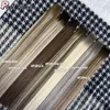 High-end European American Hair extensions Bailin braid second generation hand-woven hair curtain Bundile Human Hair all human hair Fashion color mixing hair