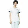 Beauty Sal Suit Vêtements de travail d'été pour femmes Ensemble uniforme de spa Hôtel Uniforme Recepti V8AR #