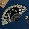 Decoratieve Beeldjes Groothandel Chinese Stijl Oude Fan Dames Cheongsam Vouwen Lolita Dans Hand Hanger Geschenken Bruiloft Decoratie