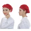 Witte voedselcaps Netkappen Ademend Sanitair Dust Cap Men en vrouwen Workshop Canteen Food Hat Chef Hat Ademend ontwerp J8XV#