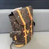 Mochila para hombre y mujer, diseño de diseñador, mochila con patrón vintage, mochila clásica, mochila con ondas de agua