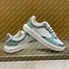 Explosion uomo Donna 1ABUTF Time Out Sneaker scarpe sneaker vitello scamosciato vellutato impresso suola rialzata in gomma 3D Lacci in cotone spesso occhielli in metallo Vert d'Eau Verde