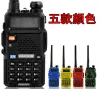 Kommersiell säkerhet, Baofeng UV-5R UV5R Walkie-Talkie Dual-Band 136-174MHz400-520MHz Two-Way Radio Transceiver 1800mAh Batterifria headset (BF-UV5R)