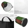 Laundry Bags Folding Basket American Football Ball Round Storage Bin Large Hamper Collapsible Clothes Toy Bucket Organizer