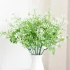 Decoratieve bloemen Kunstmatige nepplant Milaan Gras Simulatie Plastic Groen 30CM Zoals Gypsophila Decoratie Bruiloftsfeest Thuis Vakantie