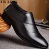 Dress Shoes 2024 High Quality Mens Oxford For Men Loafers Formal Business Wedding Chaussures Hommes Pointu