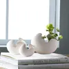Bezpośrednie sprzedaż chińskie jingdezhen porcelanowy Wazon kreatywność nowoczesny styl białe ceramiczne wazony na wesele domowe dekoracje 5 240325