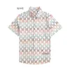 Męskie koszule na plaży mężczyzn Summer Silk Bowling Shirt Man Man Man Bluzja Moda 109