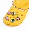 Parti di scarpe Accessori Metallo per bottiglia No 5 Bling Queen Farfalla Decorazione Ragazze Shinny Clog Scarpe Charms Consegna di goccia Dhjv1