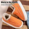 Slippers Women Warm Cotton Winter Men Indoor Home Shoes For Non-Slip Flats Plush Male Soft Ankle Boots Mujer