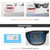 Lunettes de soleil conduite Nouveau design de mode UV400 Miroirs Hommes Lunettes de soleil polarisées 2023 Femmes Marque Noir Couleur Lentille Lunettes Mâle Grande Femelle Blu