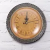 Horloges Accessoires Horloge numérique Tête incrustée Numéro romain Insert Mosaïque Ronde avec mouvement Vintage DIY