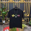 24ss Zomer Parijs Heren T-shirts Designer T-shirt Luxe Massaal Brief T-shirt T-shirt Klassiek Mode Groen Dames T-shirt Korte Mouw Casual Katoenen T-shirt Tops 005