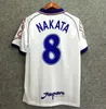1998 Japão Retro Soccer Jerseys Home # 8 NAKATA # 11 KAZU # 10 NANAMI # 9 NAKAYAMA 98 99 goleiro Camisa de futebol Uniformes de manga comprida