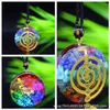 Pendentif Chakra pendentif en cristal naturel