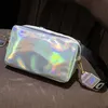 Fi Ladies Menger Bag Luxury Designer Hologram Small Phe Purse and Handbag for Women Laser CrossbodyショルダーバッグBolsa R4FB＃