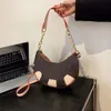 Store Discount 80% Off Underarm Bag for Women 2024 New High-end and Niche Crescent Shaped Single Shoulder Diagonal Cross Fashion Dumpling