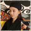 Japon Sakura Cuisine Foulard Chef Chapeau Izakaya Restaurant Uniformes Boulangerie Cook Cap Unisexe Cuisine Travail Japonais Sushi Chapeau t1Ql #