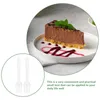 Disposable Flatware 100 Pcs Serving Utensils Convenient Steak Forks Plastic Tableware Salad Party Dinner Tools Cutlery