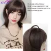 Wigs XIYUE Wig Short Hair Women's Summer Natural Wig Set Wolf Tail Short Hair Style Collar Bone Hair Full Head Cover Style