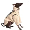 Vêtements de chien automne et hiver super épais manteau d'animal de compagnie en molleton d'agneau Whybit Greyhound vêtements Designer chiens Accesorios Ropa Perro
