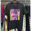 Purple Brand T Shirt Men Women Inset Crewneck Collar Regular Fit Cotton Print Tops US S-xl More Color 450