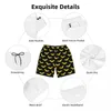 Shorts pour hommes Hommes Gym Gothic Art Print Classic Maillot de bain Halloween Chauves-souris jaunes Confortable Sports Fitness Trendy Beach