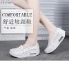 Pumps Women's shoes Summer hollowout genuine leather air cushion hole shoes women's single shoes breathable shake shoes