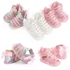 Sandalen Modemerk Baby Baby Meisje Zomerschoenen Pasgeboren Bebes Sandalen Peuter Prinses Schoeisel voor 1 jaar Item Strik Leren Sandalen 240329