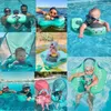 Mambobaby bebê crianças flutua bebês e crianças pequenas sem anel de assento inflável guarda-sol pode mentir em um anel flutuante 240321