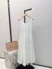 Robes décontractées de base Robe pour femme Marque de mode Trois couleurs Rassemblez la taille Midi Drop Livraison Vêtements Vêtements Dhqip