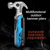 Verktyg utomhus högt stål kol folding hammare tång för camping överlevnad multifunktionell hammare nödfordon verktyg hammare