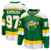 97 Kirill Kaprizov Reverse Retro Hockey Jersey 36 Mats Zuccarello Minnesota 12 Matt Boldy 14 Joel Eriksson Ek Ryan Hartman Brock Faber Wild Marc-Andre Fleury Jerseys