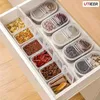 Storage Bottles Pcspice Box Household Kitchen Spices And Sub-package Receive Double-lidded Spice Can Single-lidded Combination 2024