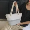 Sacos da noite Tecelagem Crossbody Bolsas Grande Capacidade Mulheres Composto Bolsa De Ombro Durável Resistente A Arranhões De Algodão Aberto Compras De Corda