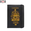 Nom personnalisé Canada Rfid Passeport Couverture Voyage Portefeuille Femmes Hommes Cartes Couverture Passeport Titulaire Document Traval Accories Cadeau k7WT #