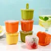 Baking Moulds Popsicle Chocolate Mould 5cm Pastry Party Supplies Ice Cream Mold Household Box Green/yellow/orange