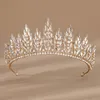 vrouwen Luxe Koninklijke Kroon Rijnste Tiara's Kronen Grote Tiara's Kroon Rijnstes Fi Ontwerp Accories I6pT #