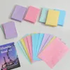 20pcs / set Laser Amour Feuille holographique Film de protection Idol Photocard Manches Couleur Bonbon Porte-carte Laser Fling Card Manches C8aE #