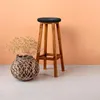 Chair Covers 2 Pcs Couch Cover Stool Dust-proof Mat Round Seat Bar Protective Case