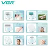 VGR Electric Women Epilator Female Shaver Leg Body Hair Removal Lip Chin Depilatory Lady Bikini Trimmer Hair Remover 240418