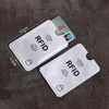 20 PCS Alluminio Anti RFID Porta della scheda NFC Bloccaggio Bloccaggio ID Branc Bank Case Case Protecti Metal Credit Case Caso O0IU#