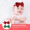 Bandana's 2 stuks schattig kind hoofdband baby hoofdtooi Po rekwisieten haartoebehoren (rood groen)