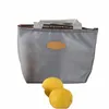 Lunch Box Cam Picnic Bag Lunch Bag Solid Color Portátil Isolado Refrigerado Saco Frio Food Cooler Thermal Handbag 70jf #