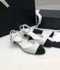 Sapatos de vestido de grife de alta qualidade Chanells Slingbacks C mais recentes estilos sandálias de salto alto bombas de balé de luxo feminino cartas de festa 343